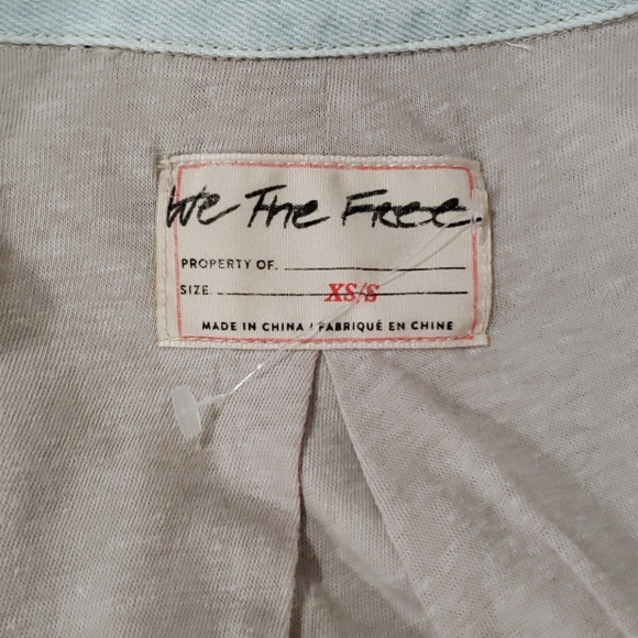 New Free People Lakeside Denim Jacket - Picture 8 of 12